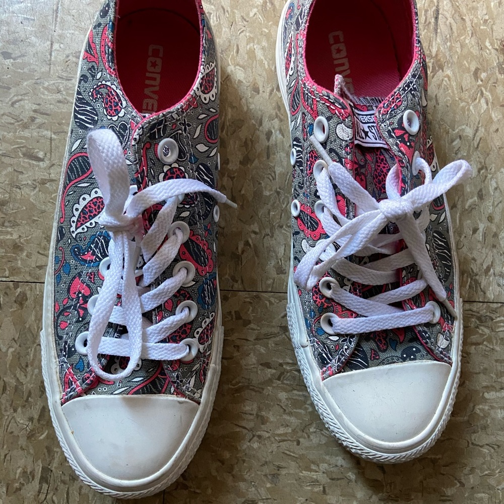 Converse All Stars Paisley Print Low Top Sneakers